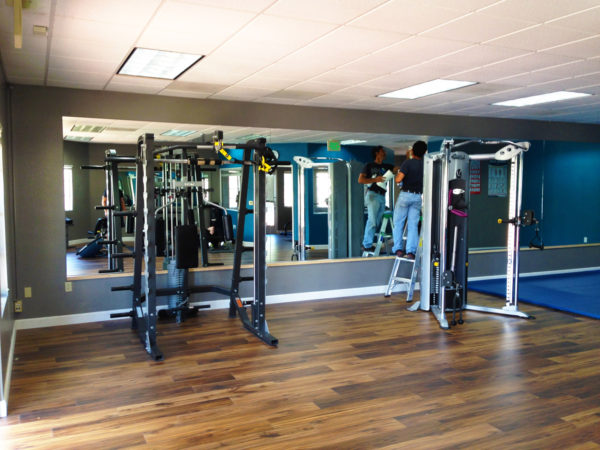 Gym Wall Mirrors and fitness mirrors
